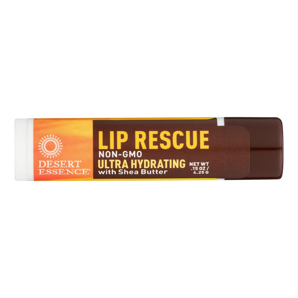 Desert Essence - Lip Rescue with Shea Butter - 0.15 Ounce - Case of 24