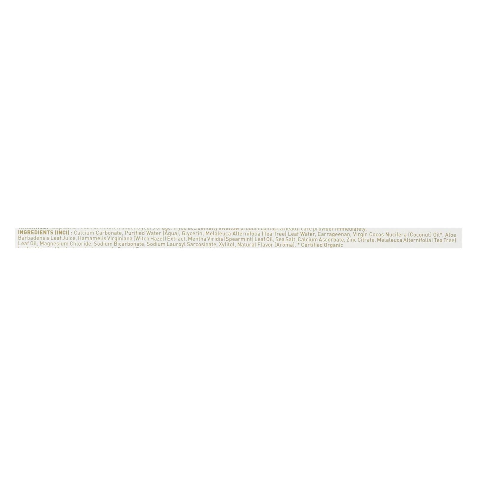 Desert Essence - Coconut Oil Toothpaste - Mint - 6.25 Ounce