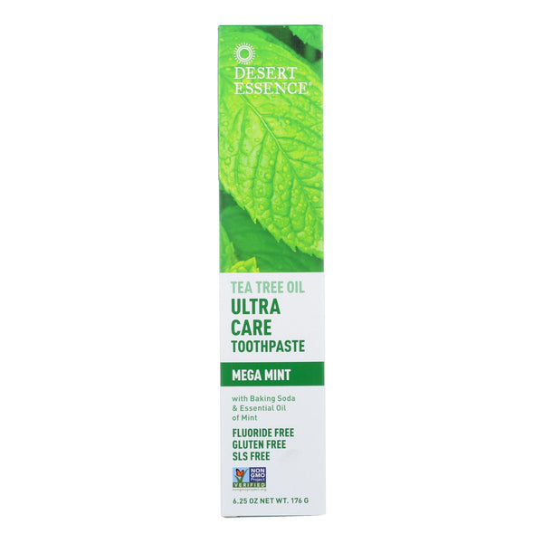 Desert Essence - Toothpaste - Tea Tree U/Care Mint - 6.25 Ounce