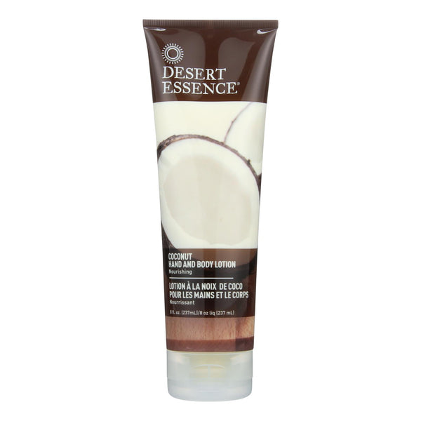 Desert Essence - Hand and Body Lotion Coconut - 8 fl Ounce