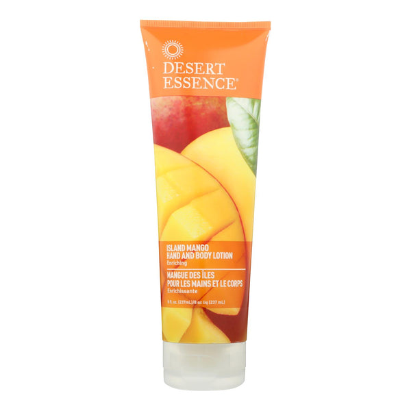 Desert Essence - Hand and Body Lotion - Island Mango - 8 fl Ounce