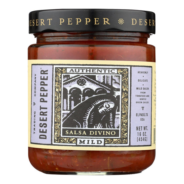 Desert Pepper Trading - Mild Divino Salsa - Case of 6 - 16 Ounce.