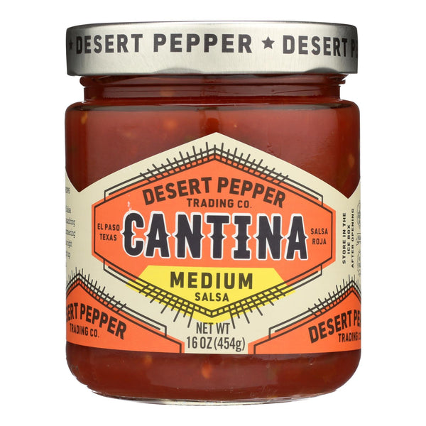 Desert Pepper Trading - Cantina Salsa - Medium Red - Case of 6 - 16 Ounce