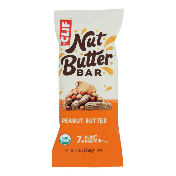 Clif Bar Organic Nut Butter Filled Energy Bar - Peanut Butter - Case of 12 - 1.76 Ounce.