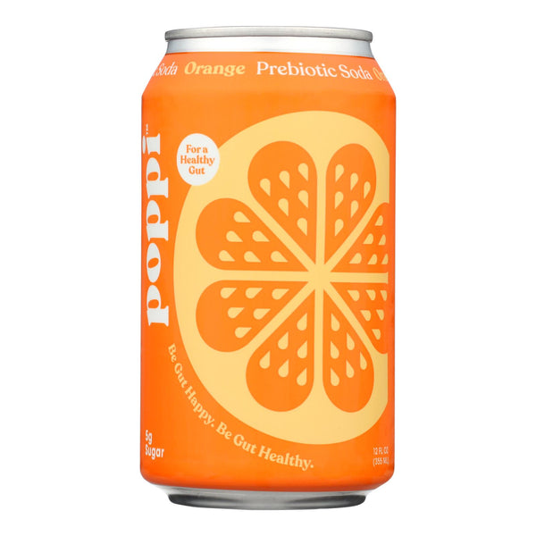 Poppi - Prebio Soda Orange - Case of 12-12 Fluid Ounce
