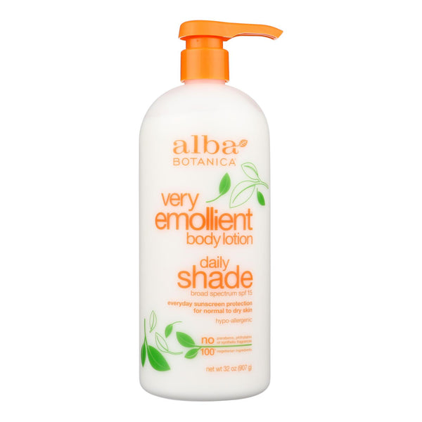 Alba Botanica - Very Emollient Natural Body Lotion SPF 15 - 32 fl Ounce
