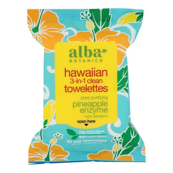 Alba Botanica - Hawaiian Towelettes 3in1 - 1 Each 1-25 Count
