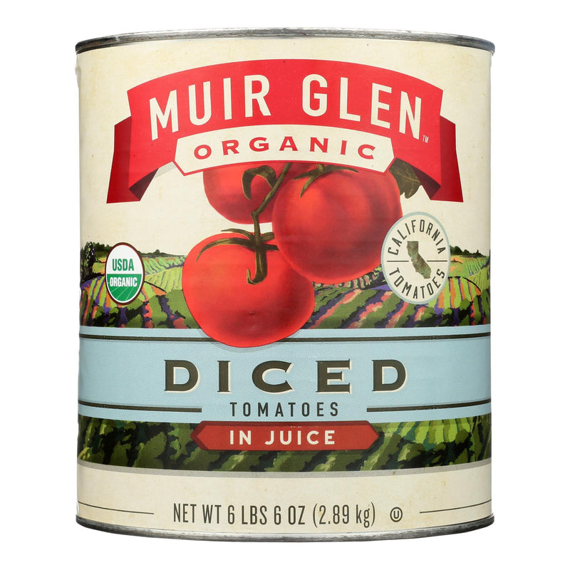 Muir Glen Organic Diced Tomatoes - Case of 6 - 102 Ounce