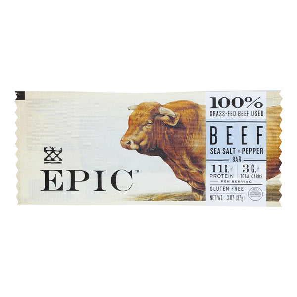 Epic - Bar Beef Sea Salt Pepper - Case of 12-1.3 Ounce