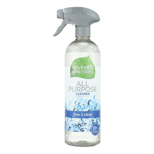 Seventh Generation - All-Purpose Cleaner - Free and Clear - Case of 8 - 23 fl Ounce.