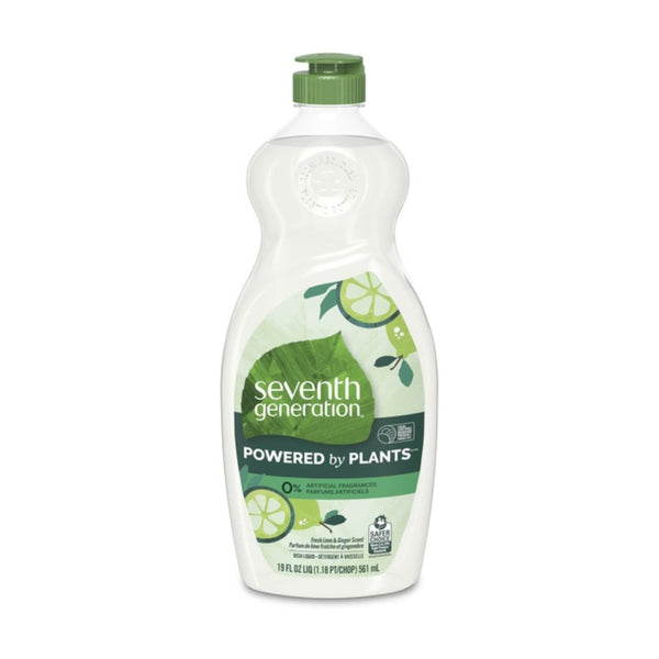 Seventh Generation - Dish Liquid Lime Ginger - Case of 6-19 Fluid Ounce