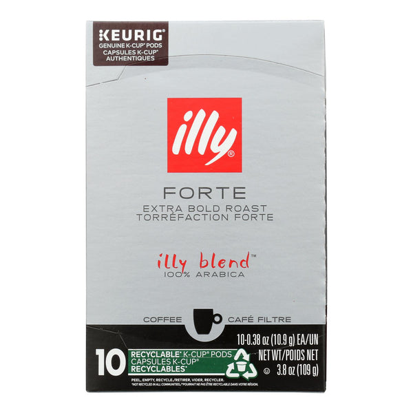 Illy Caffe Coffee - Coffee Kcups Extra Dk Rst - Case of 6 - 10 Count