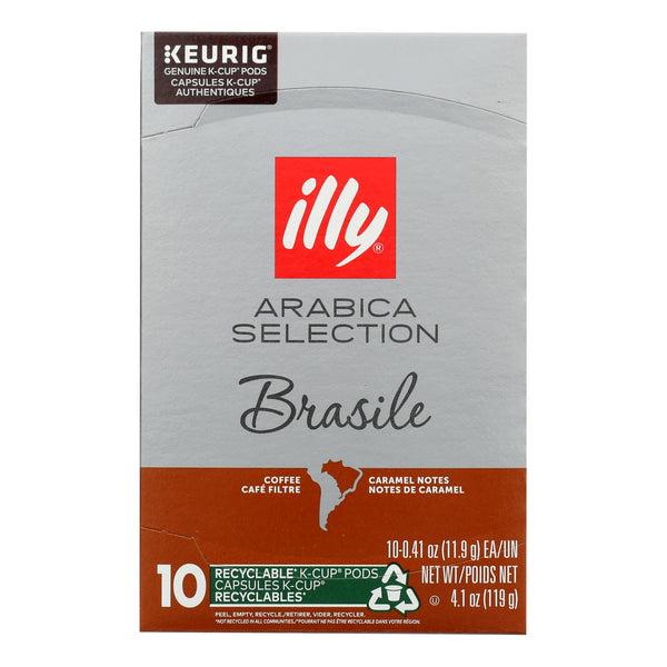 Illy Caffe Coffee - K-cup Braz Arabica Select - Case of 6 - 4.103 Ounce