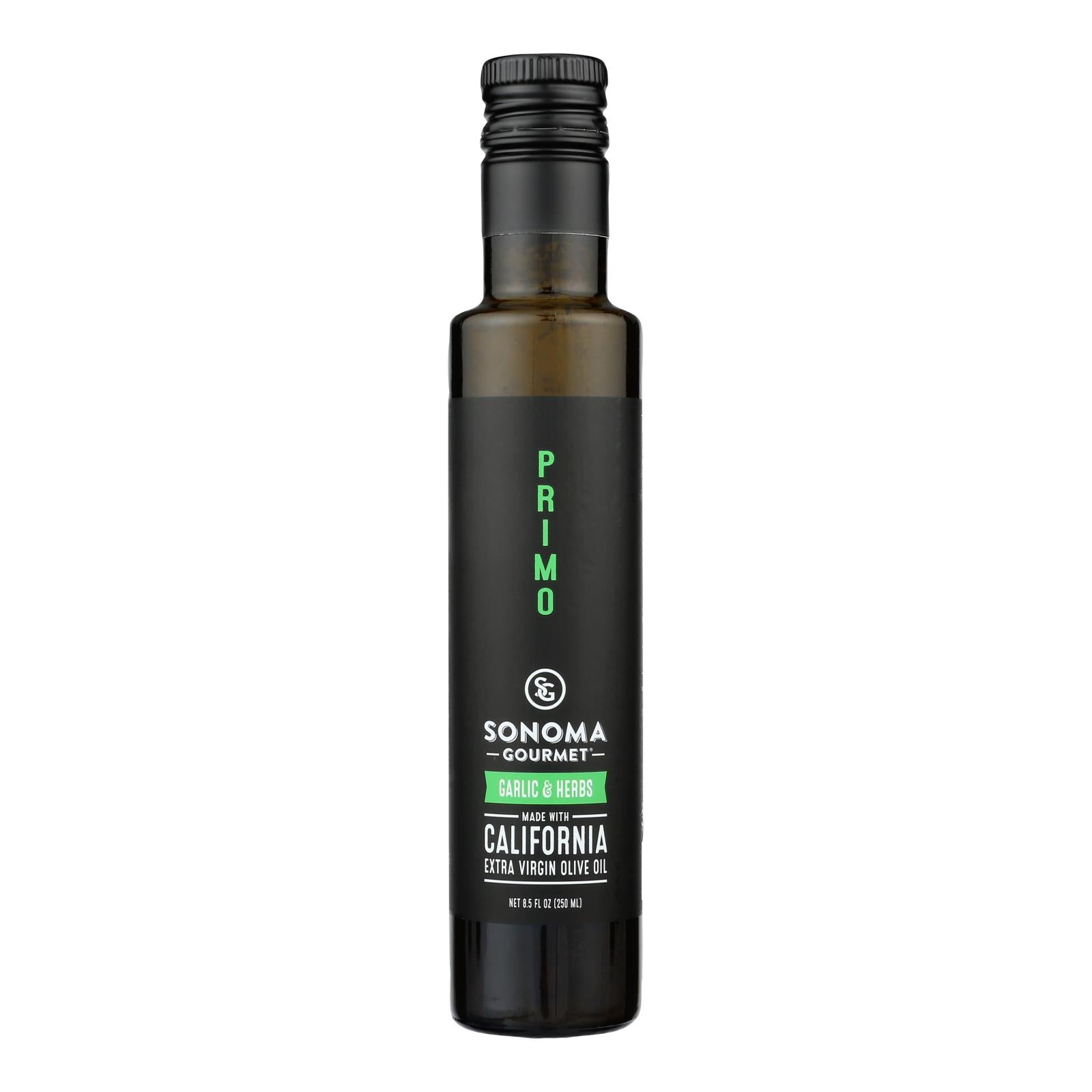 Sonoma Gourmetﾮ Organic Extra Virgin Olive Oil - Case of 6 - 8.5 Fluid Ounce