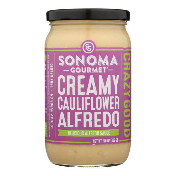Sonoma Gourmet - Sauce Creamy Califlwr Alfredo - Case of 6-15.5 Ounce
