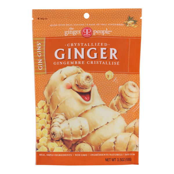 Ginger People - Crystallized Ginger - Case of 12 - 3.5 Ounce.