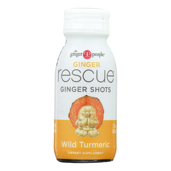 Ginger People - Ginger Shot Rescue Tumeric - Case of 12 - 2 Fluid Ounce