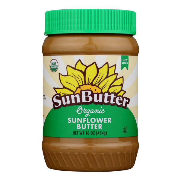 Sunbutter Sunflower Butter - Organic - Case of 6 - 16 Ounce.