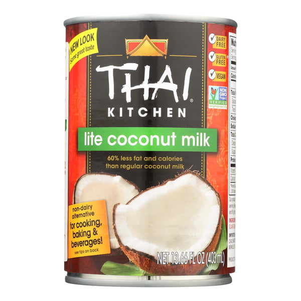 Thai Kitchen Lite Coconut Milk - Case of 12 - 13.66 Fl Ounce.