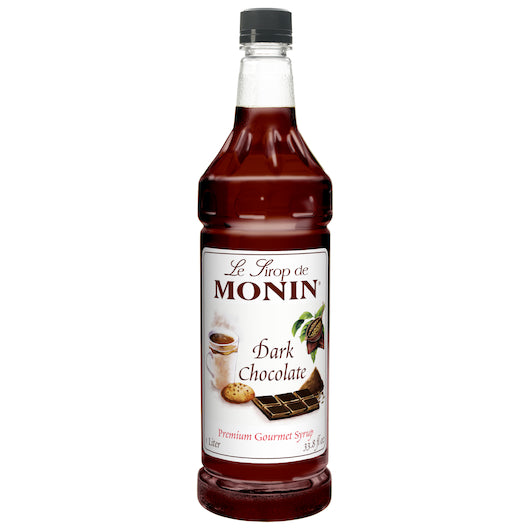 Monin Dark Chocolate 1 Liter - 4 Per Case.