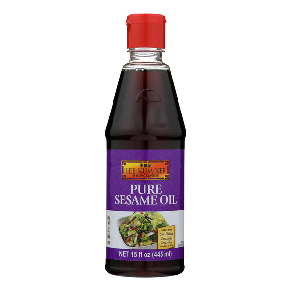 Lee Kum Kee's Pure Sesame Asian Cooking Oil  - Case of 6 - 15 Fluid Ounce