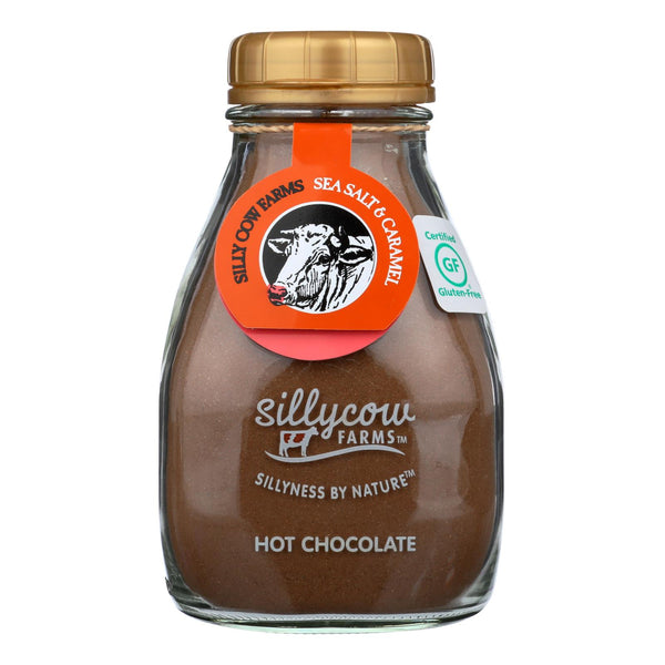 Sillycow Farms Hot Chocolate - Caramel & Sea Salt - Case of 6 - 16.9 Ounce