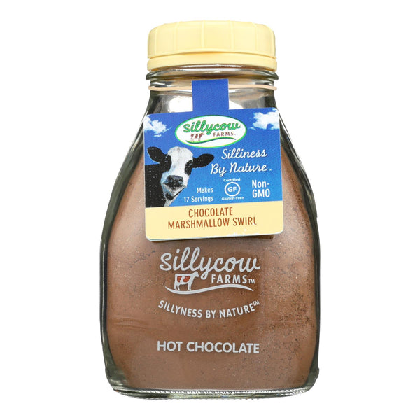 Sillycow Farms Hot Chocolate - Marshmallow Swirl - Case of 6 - 16.9 Ounce.