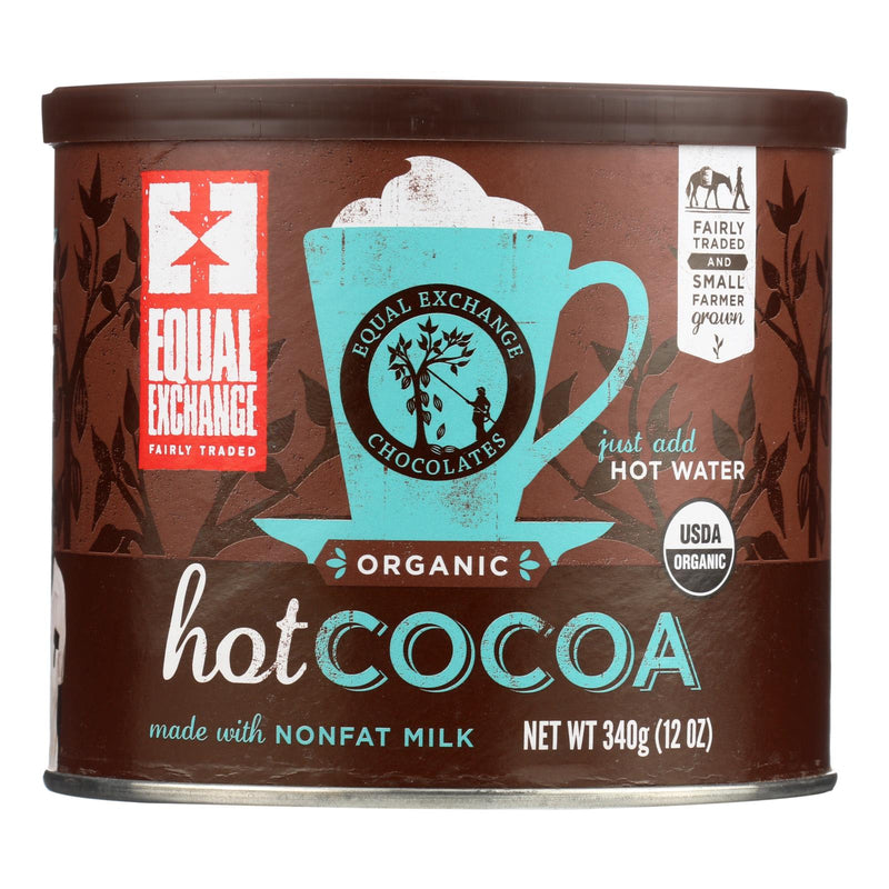 Equal Exchange Organic Hot Cocoa - Case of 6 - 12 Ounce.