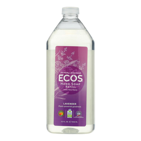 Earth Friendly Hand Soap Refill - Lavender - Case of 6 - 32 FL Ounce.