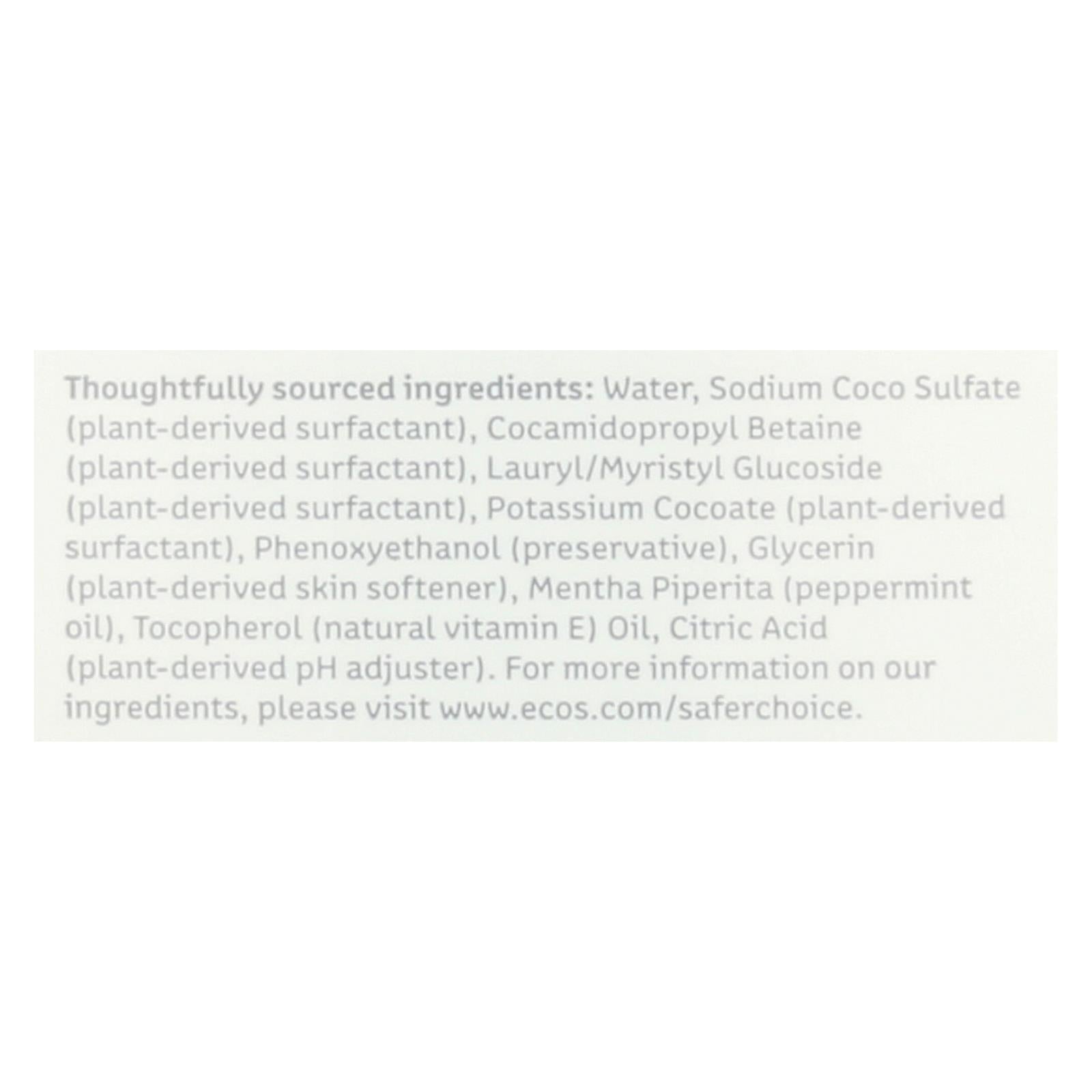 ECOS - Hypoallergenic Conditioning Pet Shampoo - Peppermint - 17 fl Ounce.