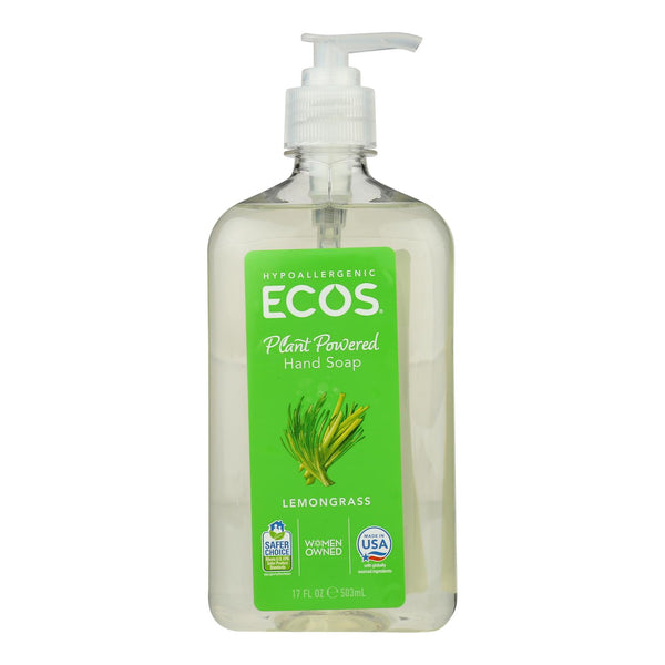 Earth Friendly Hand Soap - Lemongrass - Case of 6 - 17 FL Ounce.