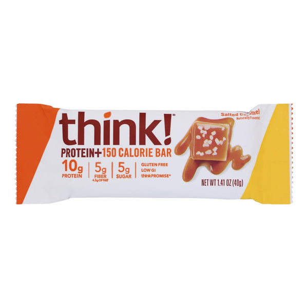 Think Products thinkThin Bar - Lean Protein Fiber - Caramel - 1.41 Ounce - 1 Case