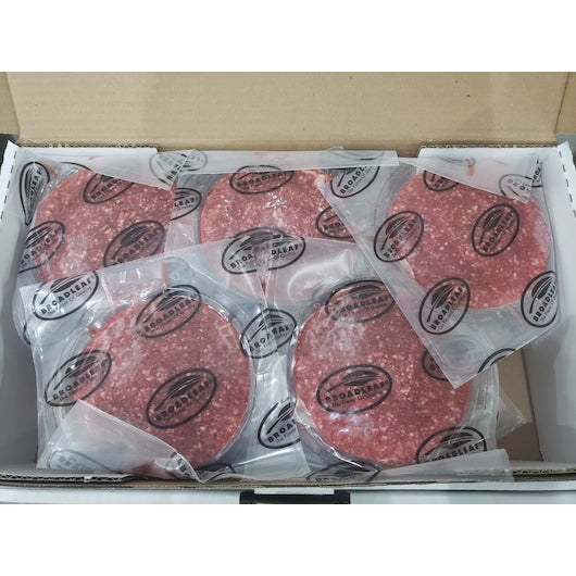 Bison Patties Two 8 Ounce Size - 20 Per Case.