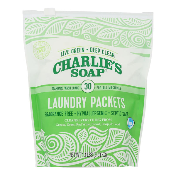 CharlieﾒS Soap Laundry Powder - Case of 6 - 30 Count