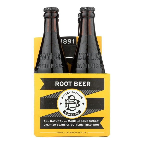 Boylan Bottling - Soda - Root Beer - Case of 6 - 4/12 fl Ounce.