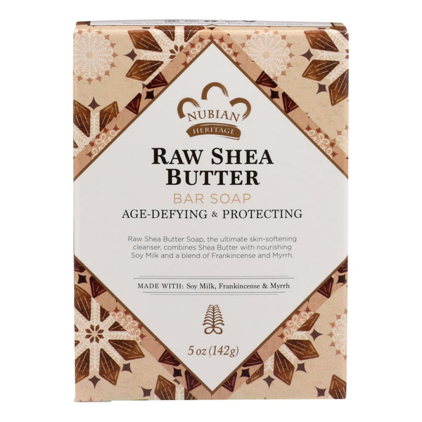 Nubian Heritage Bar Soap Raw Shea Butter - 5 Ounce