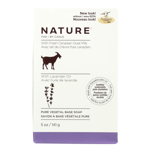 Nature By Canus Bar Soap - Goats Milk - Lavender Oil - 5 Ounce