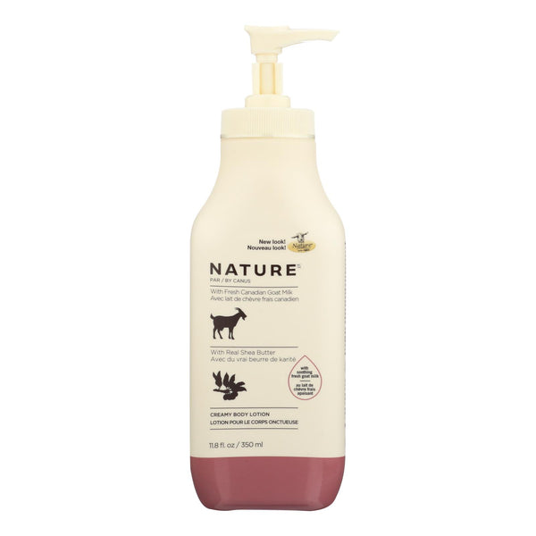 Nature By Canus Lotion - Goats Milk - Nature - Shea Butter - 11.8 Ounce