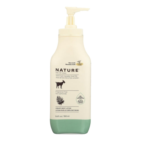 Nature By Canus Lotion - Goats Milk - Nature - Fragrance Free - 11.8 Ounce