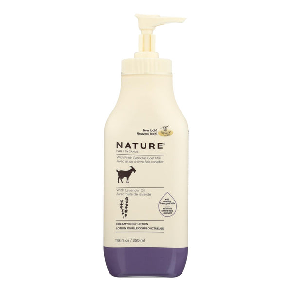 Nature By Canus Lotion - Goats Milk - Nature - Lavender Oil - 11.8 Ounce