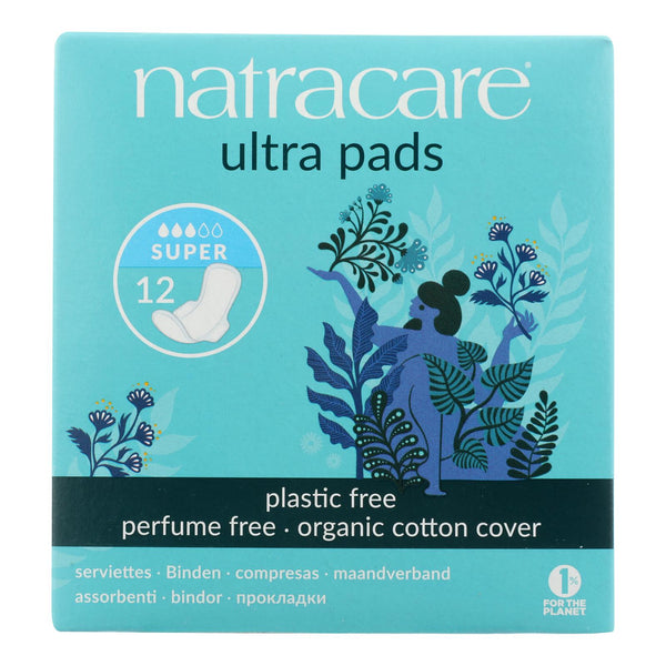 Natracare Organic & Natural Ultra Pads  - Case of 12 - 12 Count