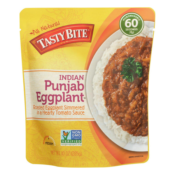 Tasty Bite Entree - Indian Cuisine - Punjab Eggplant - 10 Ounce - case of 6