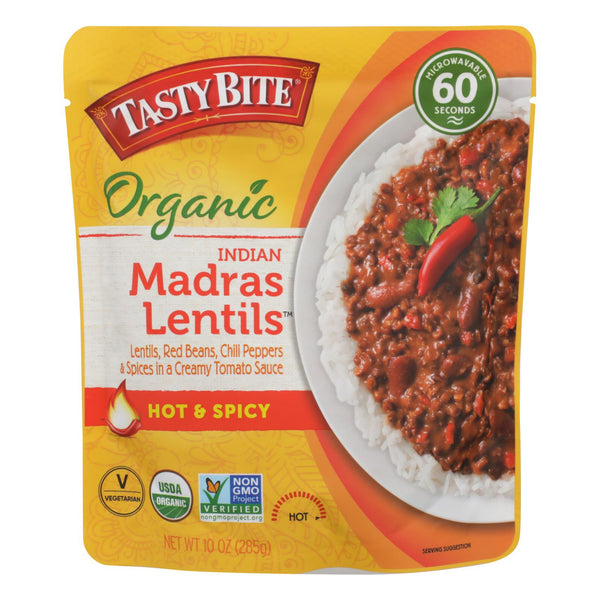 Tasty Bite - Lentil Madrs Hot&spcy - Case of 6 - 10 Ounce