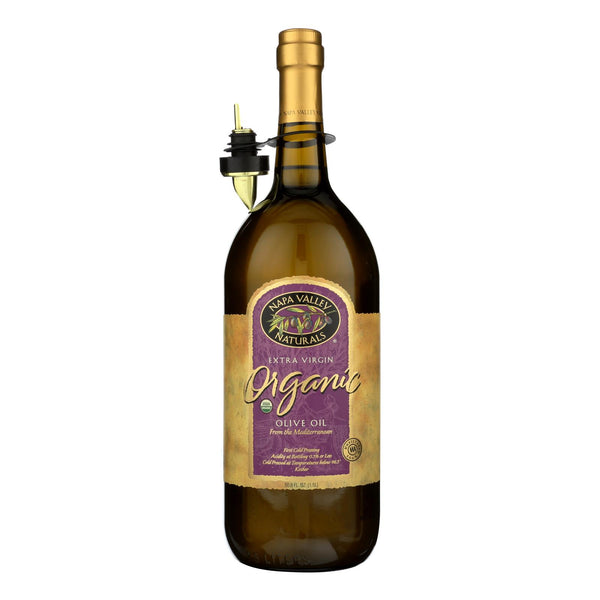 Napa Valley Naturals Organic Extra Virgin Olive Oil - Case of 6 - 50.8 Fl Ounce.