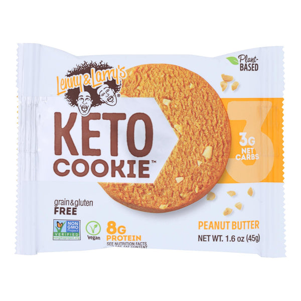 Lenny & Larry's - Keto Cookie Peanut Butter - Case of 12 - 1.6 Ounce