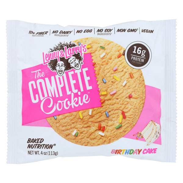 Lenny And Larry's The Complete Cookie Birthday Cake - Case of 12 - 4 Ounce