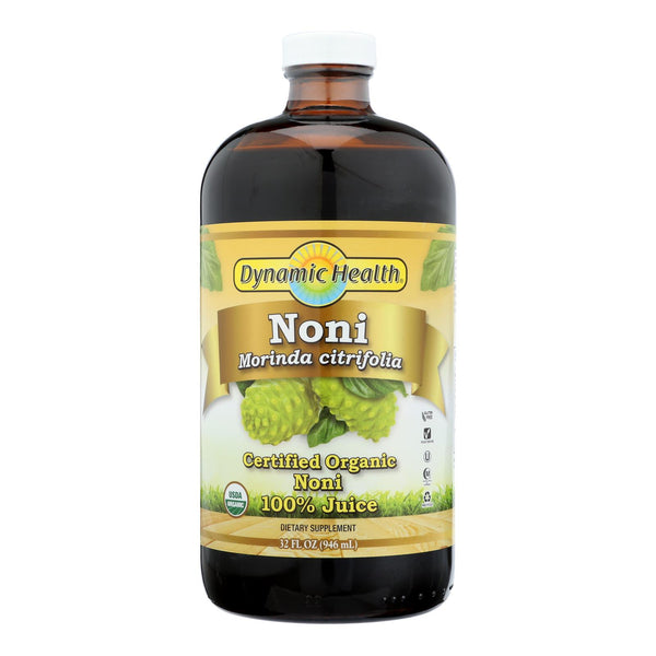 Dynamic Health Organic Certified Noni Juice - 32 fl Ounce