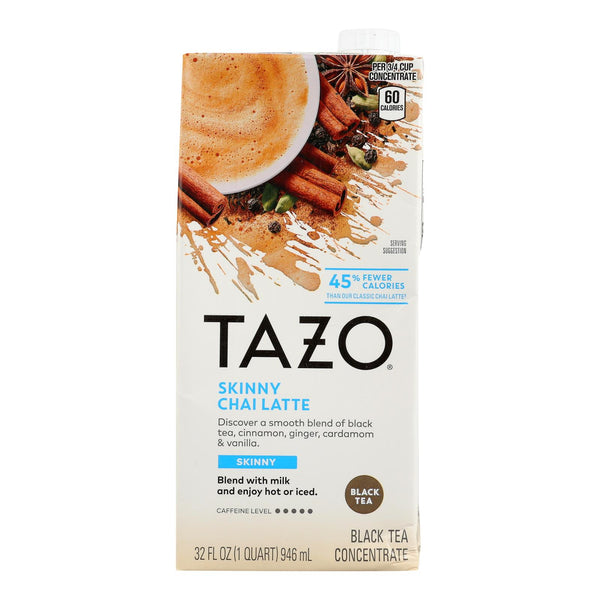 Tazo Tea - Tea Conc Skny Chai Latte - Case of 6 - 32 Fluid Ounce