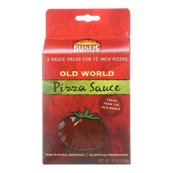 Rustic Crust Pizza Sauce - Case of 6 - 12 Ounce.