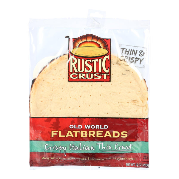 Rustic Crust Pizza Crust - F;atbreads - Thin Crust - 10 Ounce - case of 8